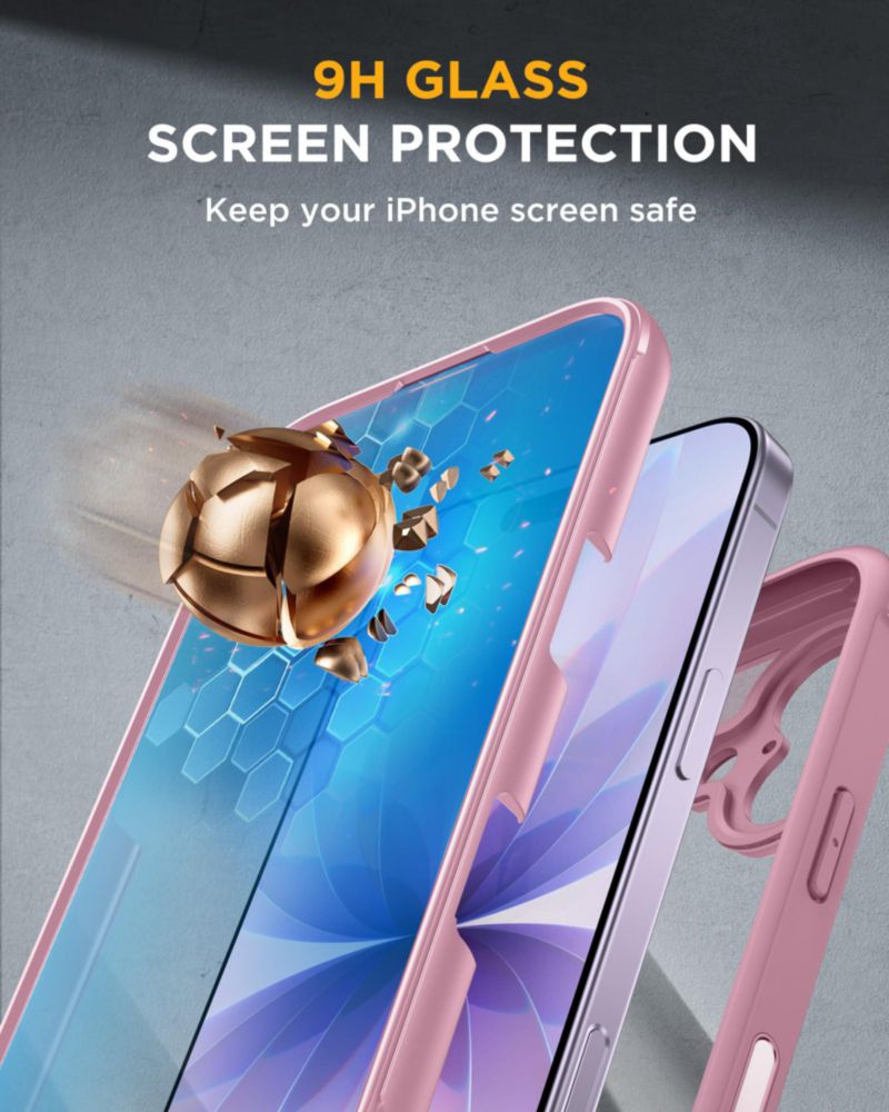 Funda Miracase MagSafe para iPhone 17 de 63" color púrpura