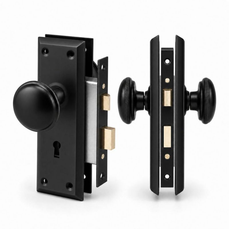 Juego de pomos negro mate PRIME-LINE E 2798