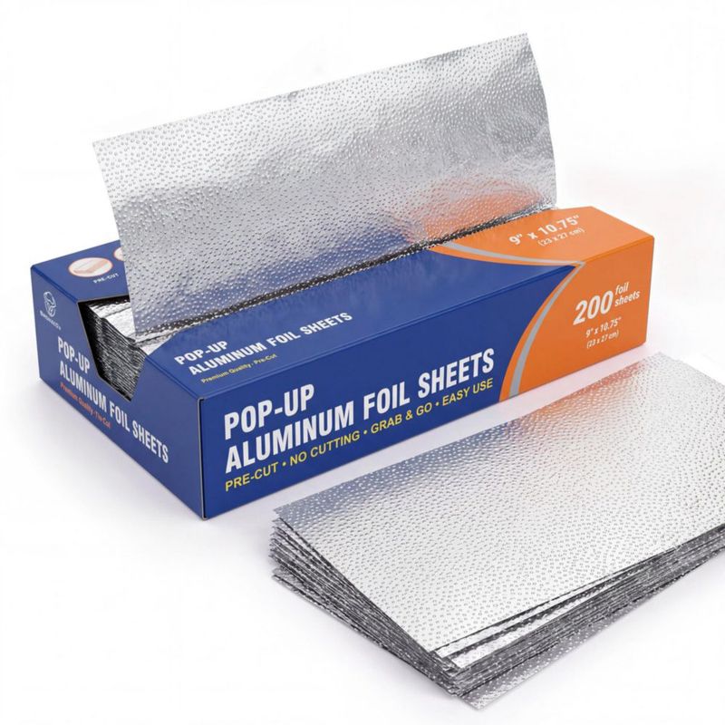 Hojas de Aluminio BRONZEOX 23 × 27 cm 200 unidades Pop‑Up