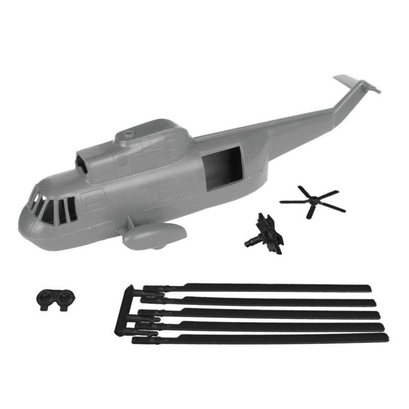 Set de juego Army Men Tim Mee Toy 33 cm gris 26 piezas