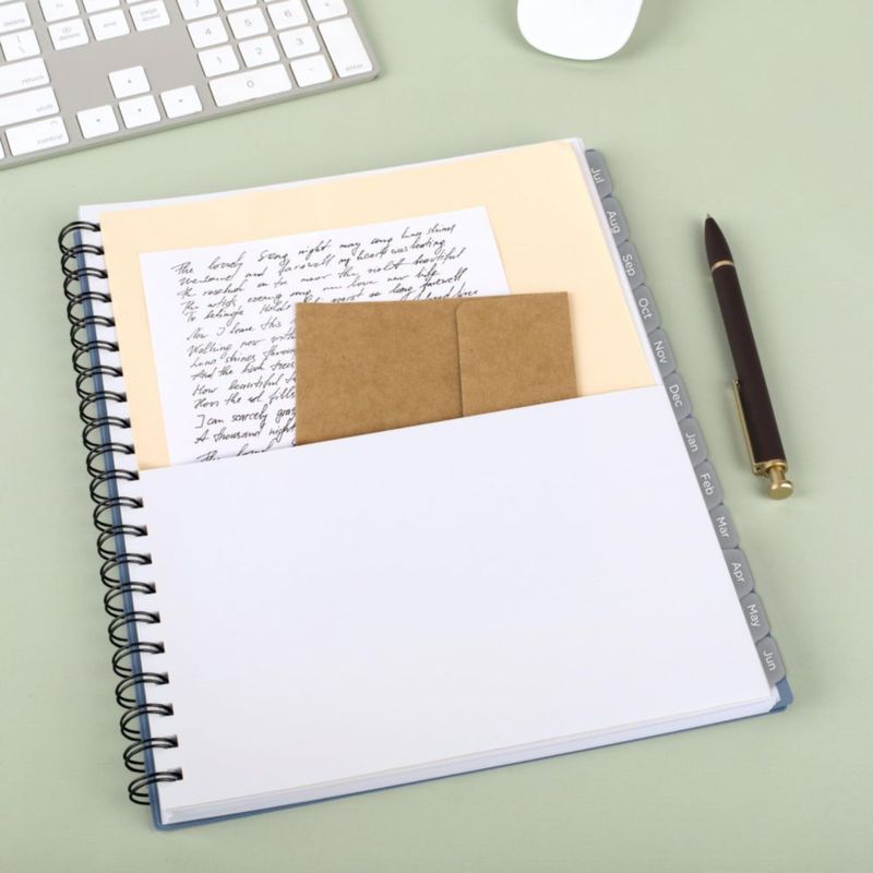 Agenda Mead 21x28 cm 2026-2027 Azul Composure CAW62020