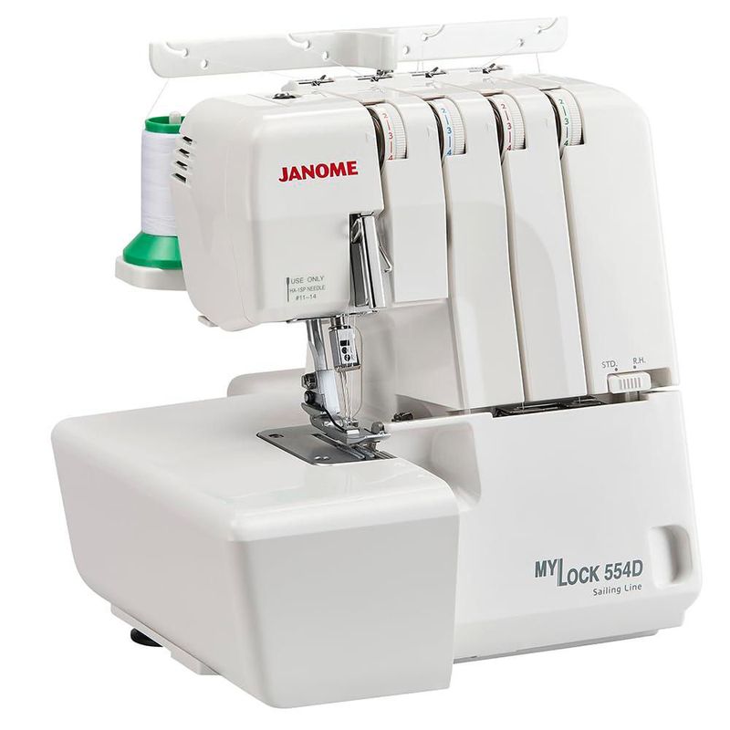 Sobrehiladora Janome MyLock 554D 2/3/4 hilos 65 kg
