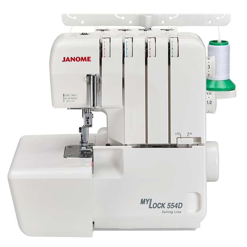 Sobrehiladora Janome MyLock 554D 2/3/4 hilos 65 kg