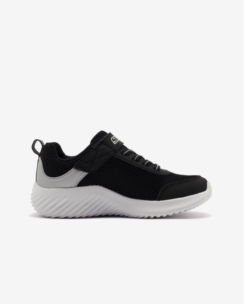 Zapatilla Skechers Infantil 13.5 Negra/Plateada
