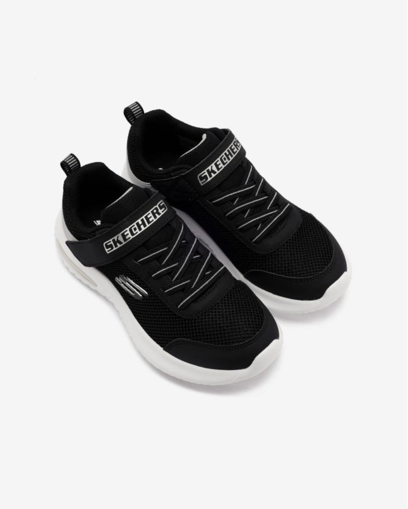 Zapatilla Skechers Infantil 13.5 Negra/Plateada