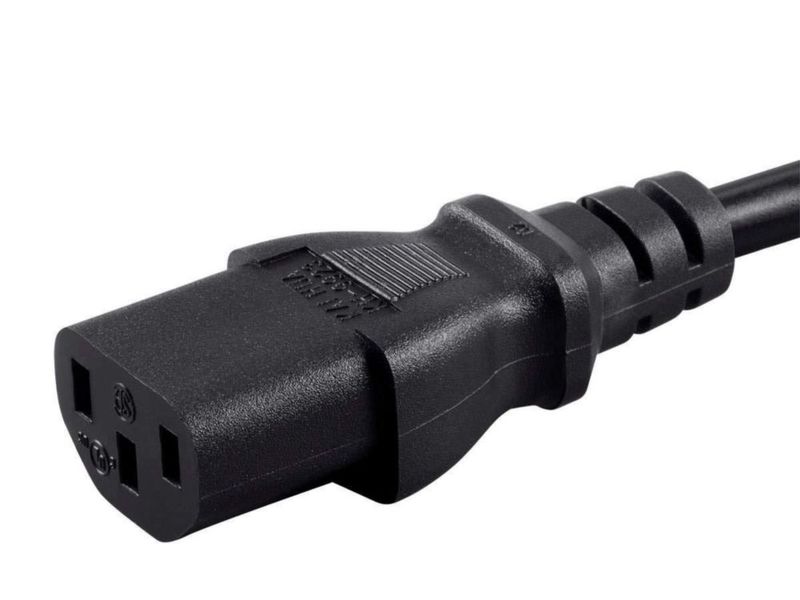 Cable de alimentación Monoprice 24 m 13 A 1625 W negro C13