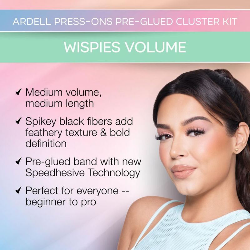 Pestañas postizas Ardell Wispies Volume 12 mm/14 mm - 12 unidades