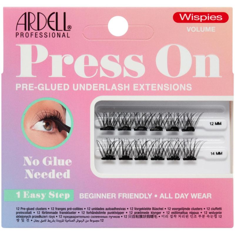 Pestañas postizas Ardell Wispies Volume 12 mm/14 mm - 12 unidades