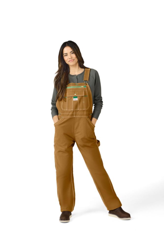 Overoles Liberty para mujer talla mediana color Marrón Pato