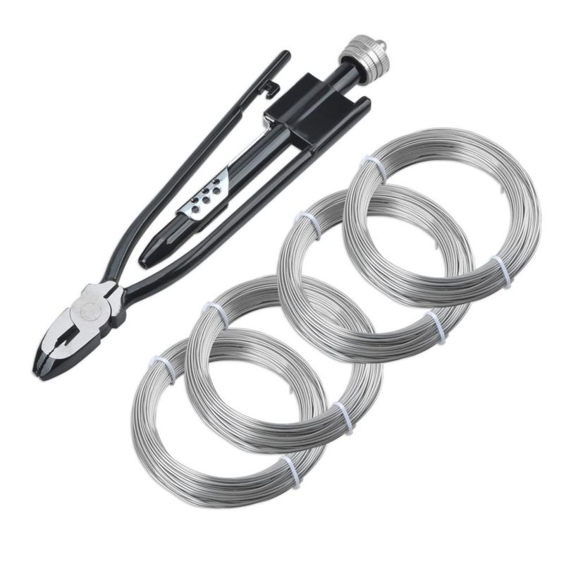 Alicates LainKeen 23 cm para alambre de seguridad juego de 4 bobinas de acero