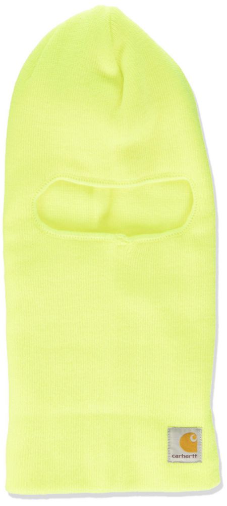 Gorro Carhartt de Punto con Aislamiento y Mascarilla Facial - Verde Lima Brillante