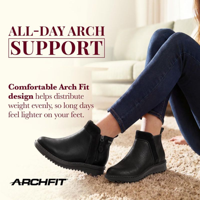 Bota para mujer Skechers Arch Fit Mojave Negra Talla 10