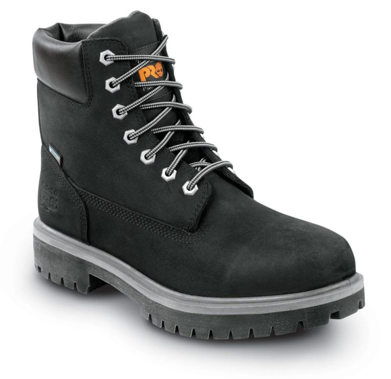 Bota Timberland PRO 12W Nubuck negro MaxTRAX puntera blanda