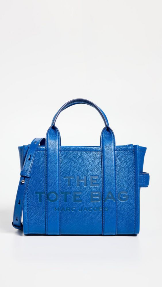 Bolso de mano Marc Jacobs The Small Tote 25 cm Azul cobalto