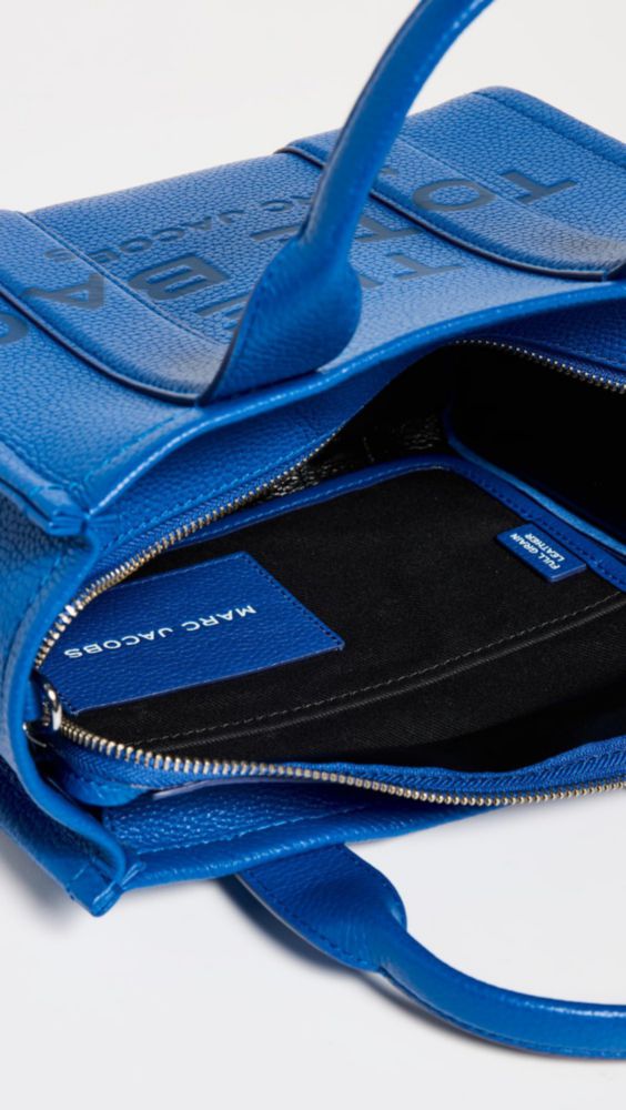 Bolso de mano Marc Jacobs The Small Tote 25 cm Azul cobalto