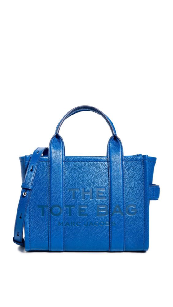 Bolso de mano Marc Jacobs The Small Tote 25 cm Azul cobalto
