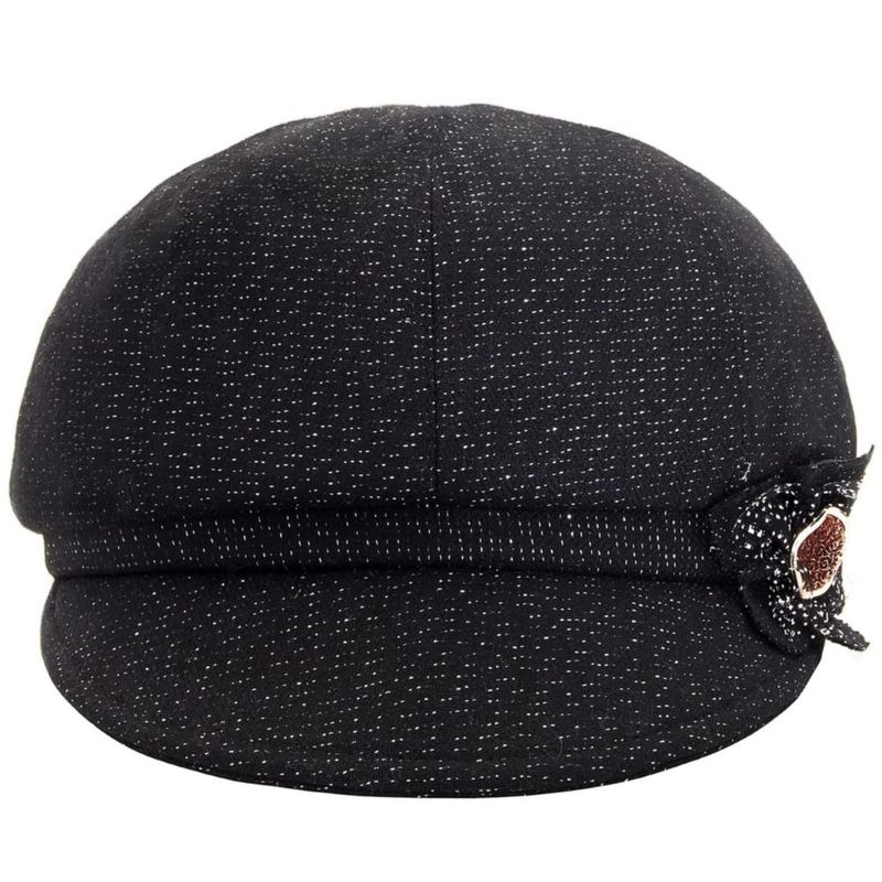 Sombrero Juiterchy 56‑59 cm Boina con Hebilla Floral