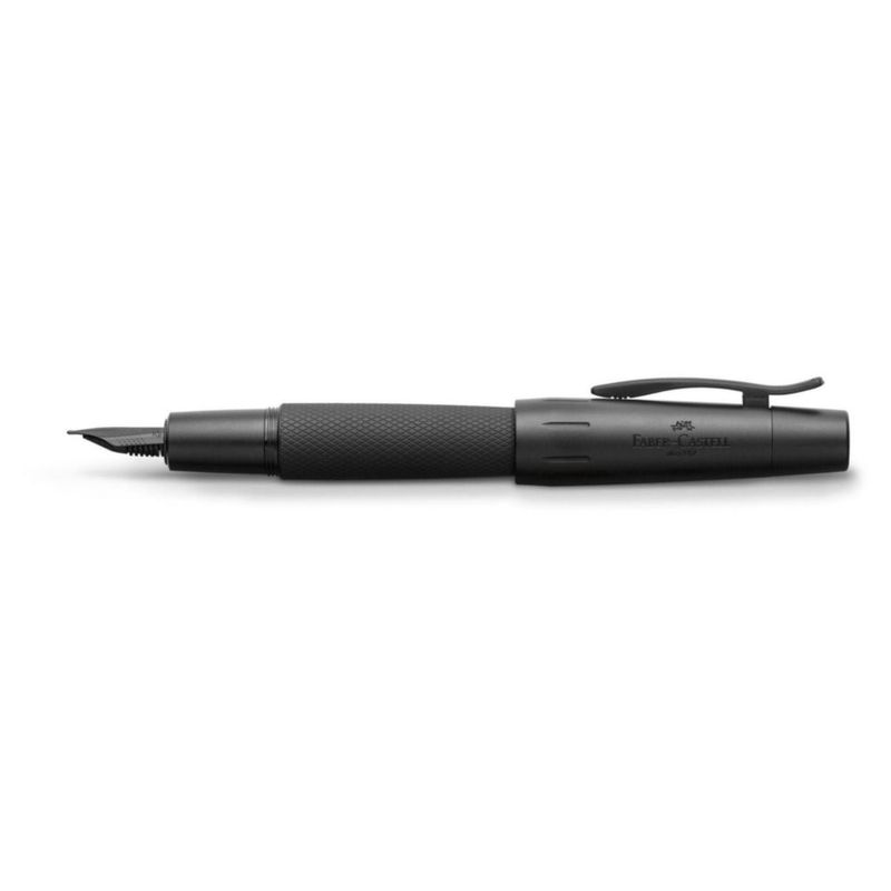 Pluma estilográfica Faber‑Castell e‑motion Extra fina negro puro