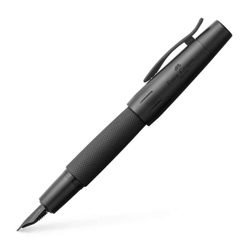 Pluma estilográfica Faber‑Castell e‑motion Extra fina negro puro