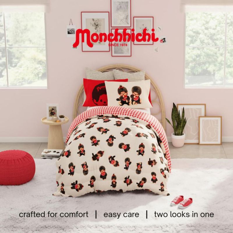 Juego de ropa de cama Franco Twin 5 piezas reversible