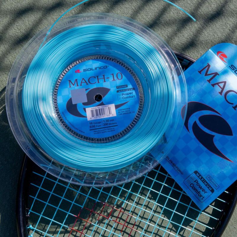 Cuerda de Tenis Solinco Mach-10 200 m Co‑Poliéster 17
