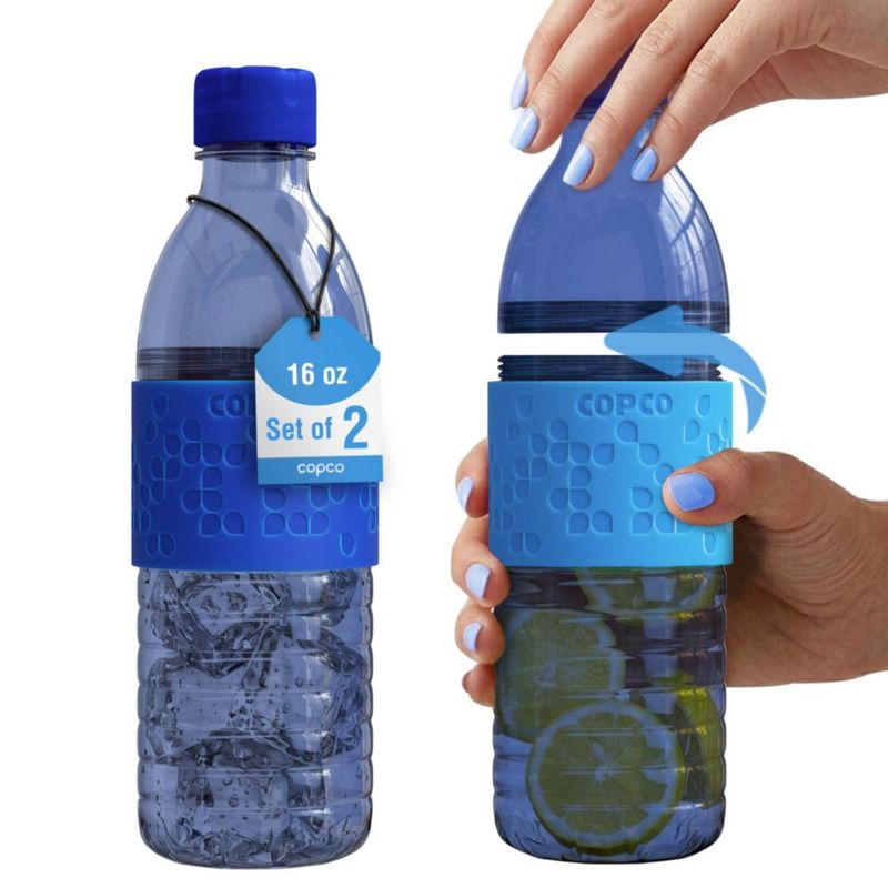 Botellas Copco Hydra 500 ml Azul Marino y Azul – Pack de 2
