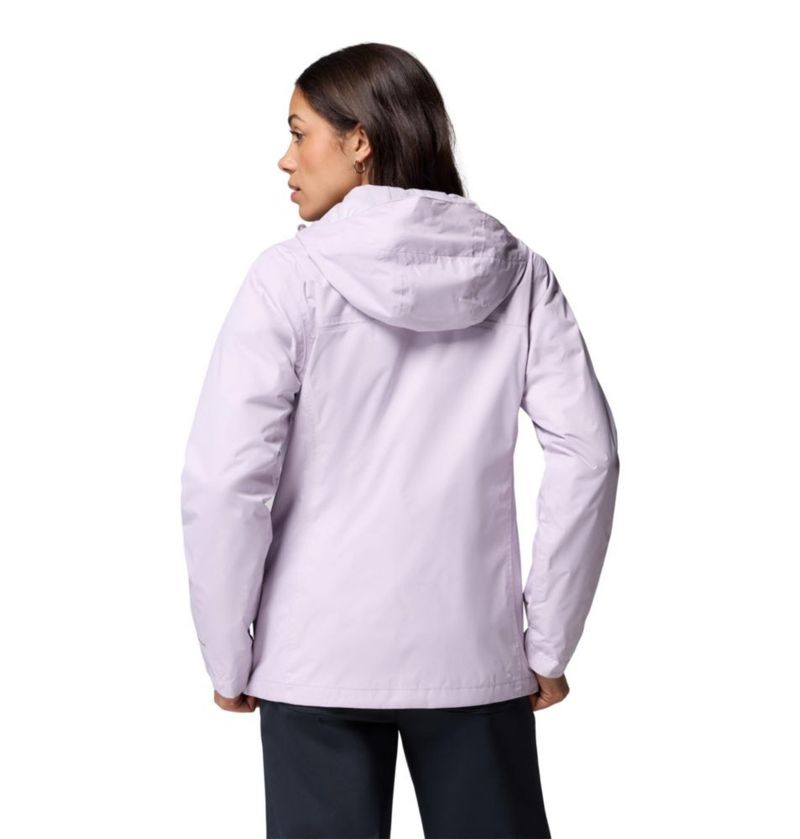 Chaqueta impermeable Columbia Arcadia II Lavanda Perla 2X