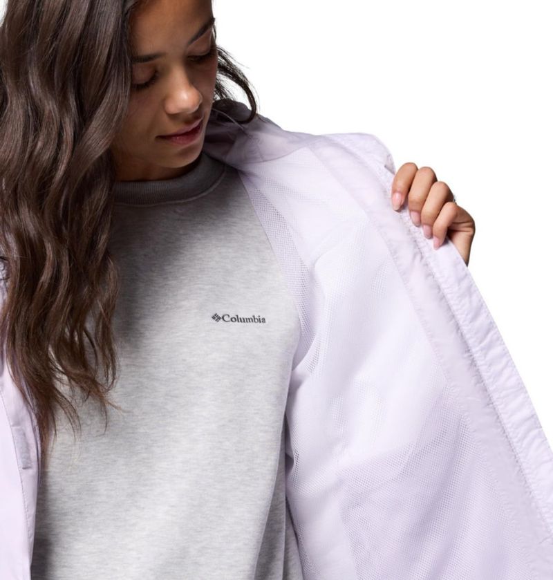 Chaqueta impermeable Columbia Arcadia II Lavanda Perla 2X