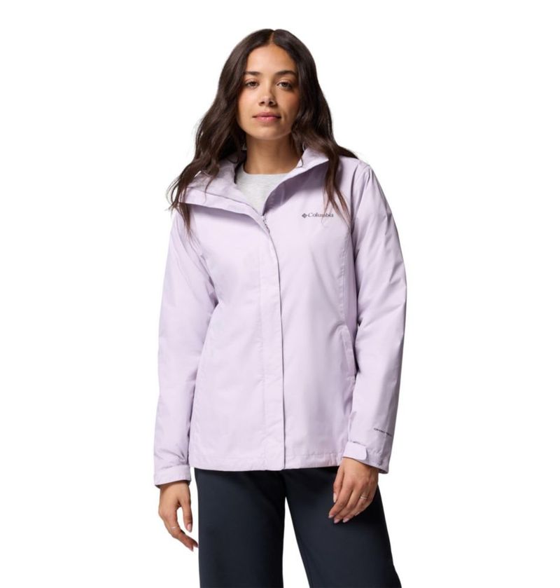 Chaqueta impermeable Columbia Arcadia II Lavanda Perla 2X