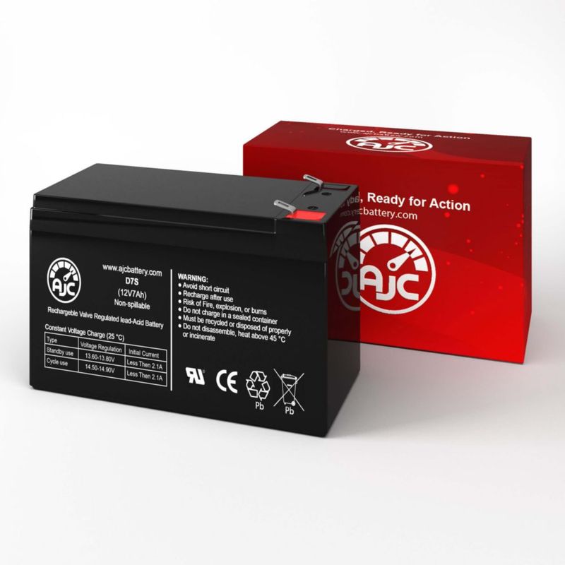 Batería UPS AJC 12 V 7 Ah con terminales F2