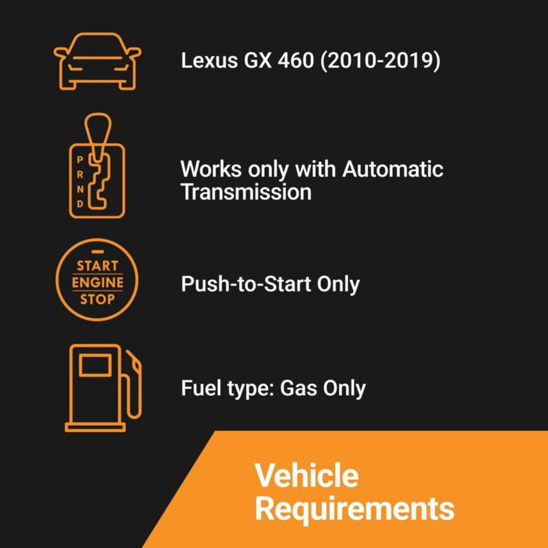 Kit de Arranque Remoto Start-X para Lexus GX460 2010‑2019