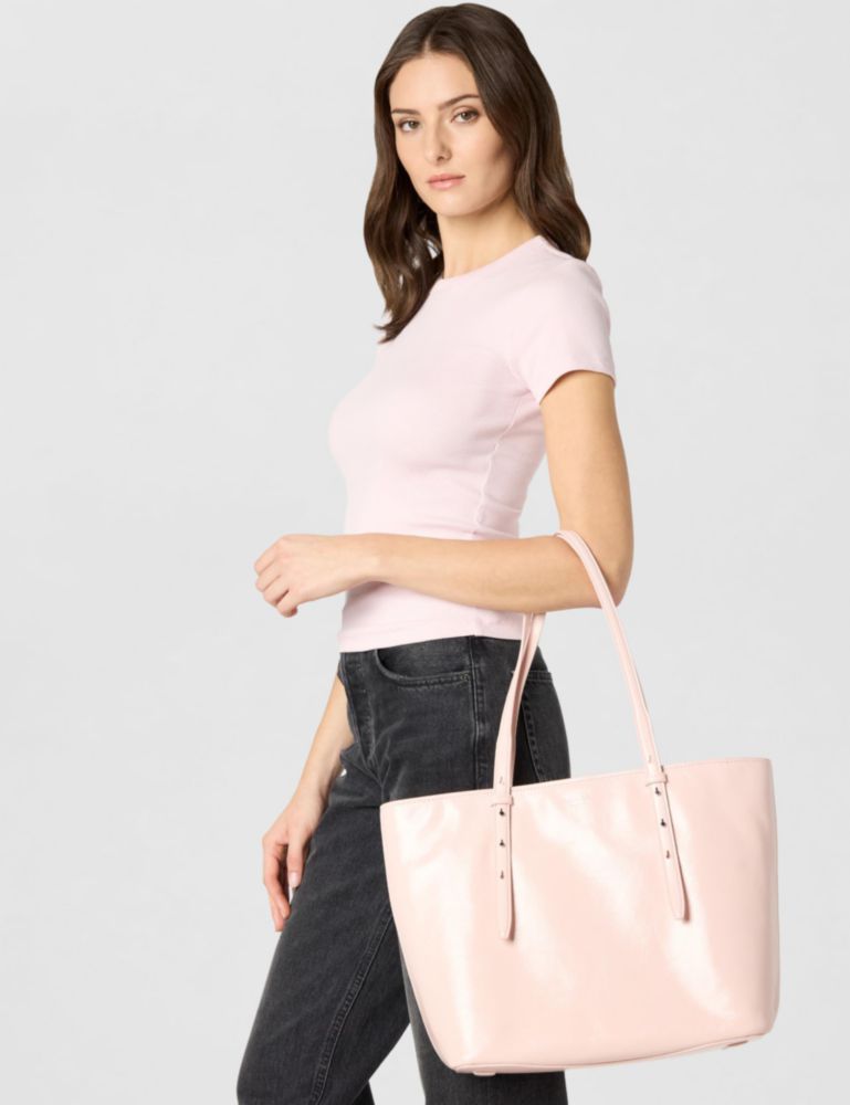 Bolso Tote Kate Spade New York de Cuero Patentado Arrugado 32 × 29 × 13 cm