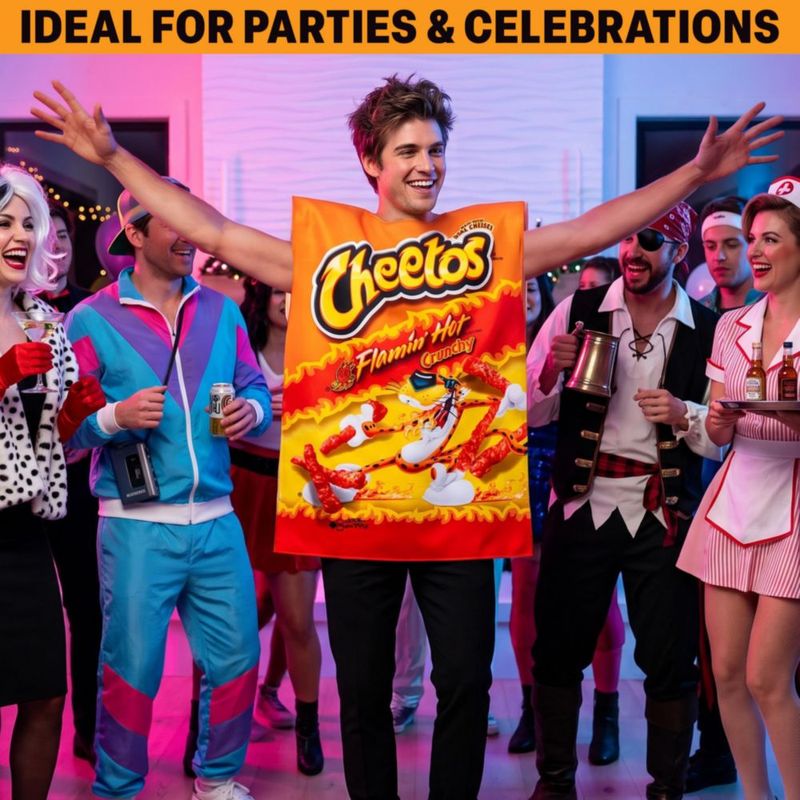 Disfraz Get Trend Cheetos Flamin' Hot para Adultos – Divertido