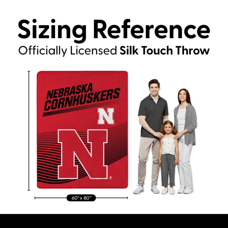 Manta Northwest 150 cm x 200 cm NCAA Nebraska