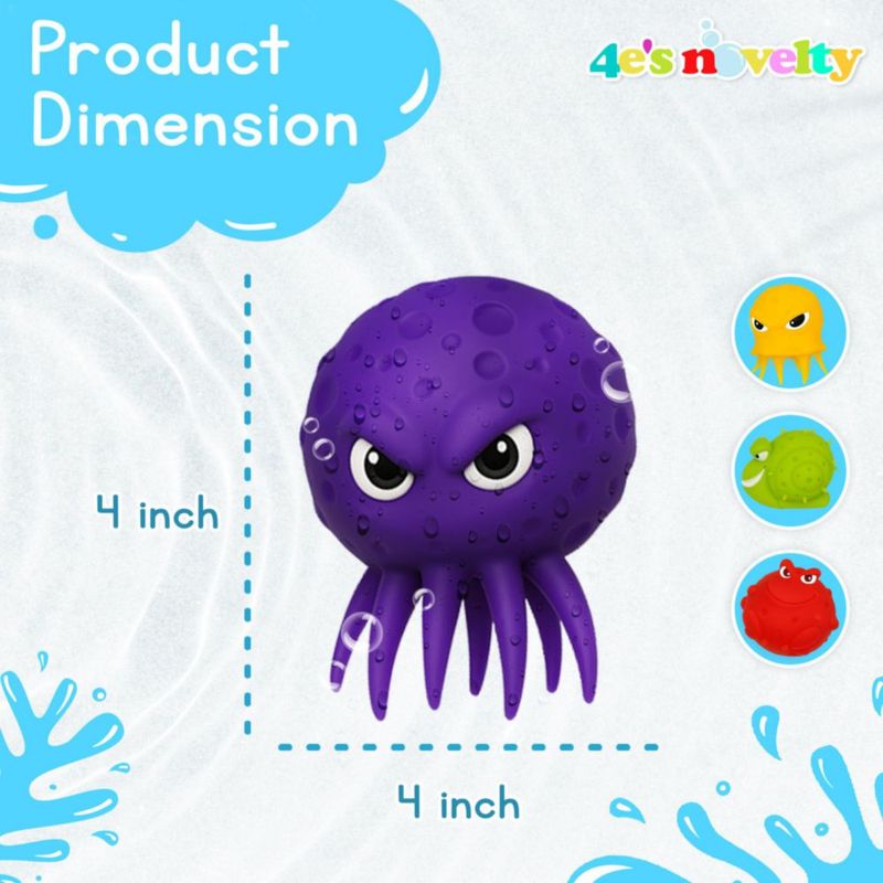 Bolas de Agua Octopus 4 Unidades – Juguete de Piscina 4E's Novelty