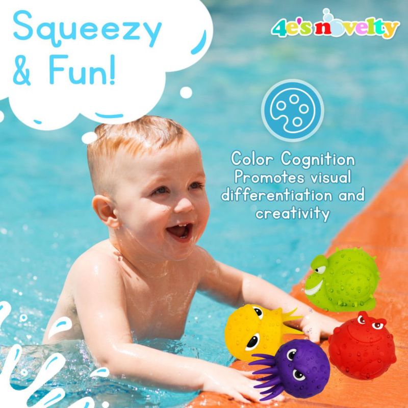 Bolas de Agua Octopus 4 Unidades – Juguete de Piscina 4E's Novelty