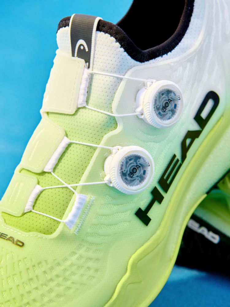 Zapatilla de Tenis HEAD Endure Pro BOA Blanco/Amarillo para Hombre Talla 9