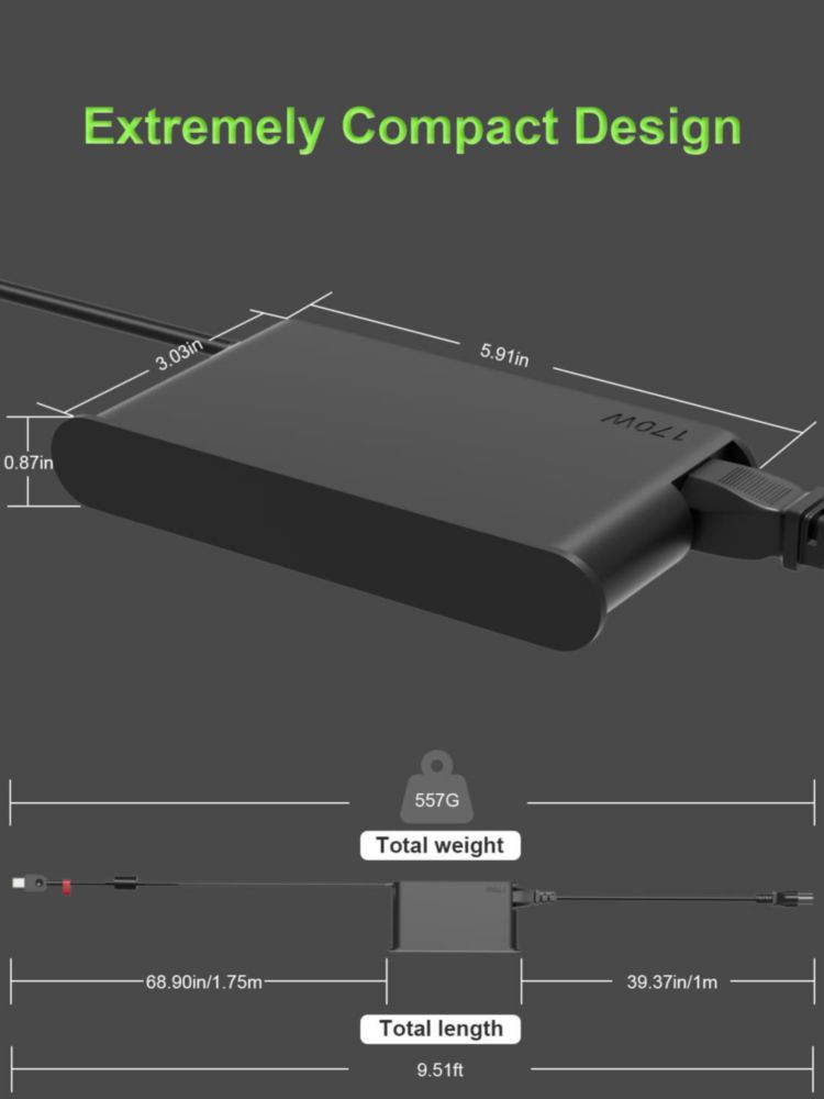 Cargador PowerPortnerLink 170W Lenovo Slim Tip