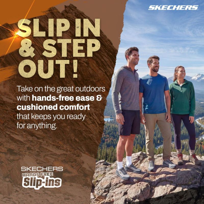 Zapatilla Skechers Glide‑Step 11 gris Slip‑in