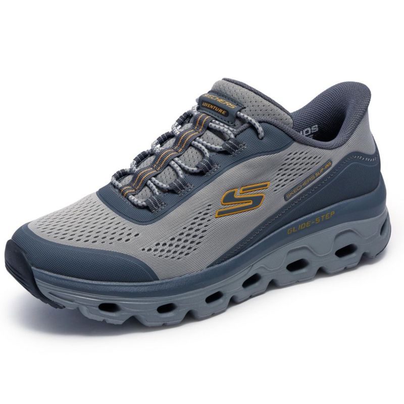 Zapatilla Skechers Glide‑Step 11 gris Slip‑in