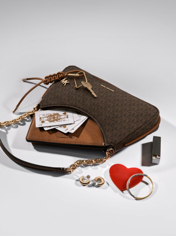 Bolso Michael Kors Nolita Mediano Loden Cuero de Ante
