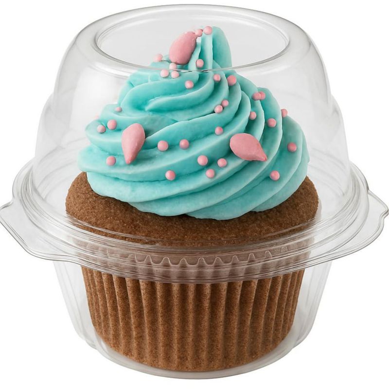 Contenedor para cupcakes Stock Your Home paquete de 200 unidades 95 cm