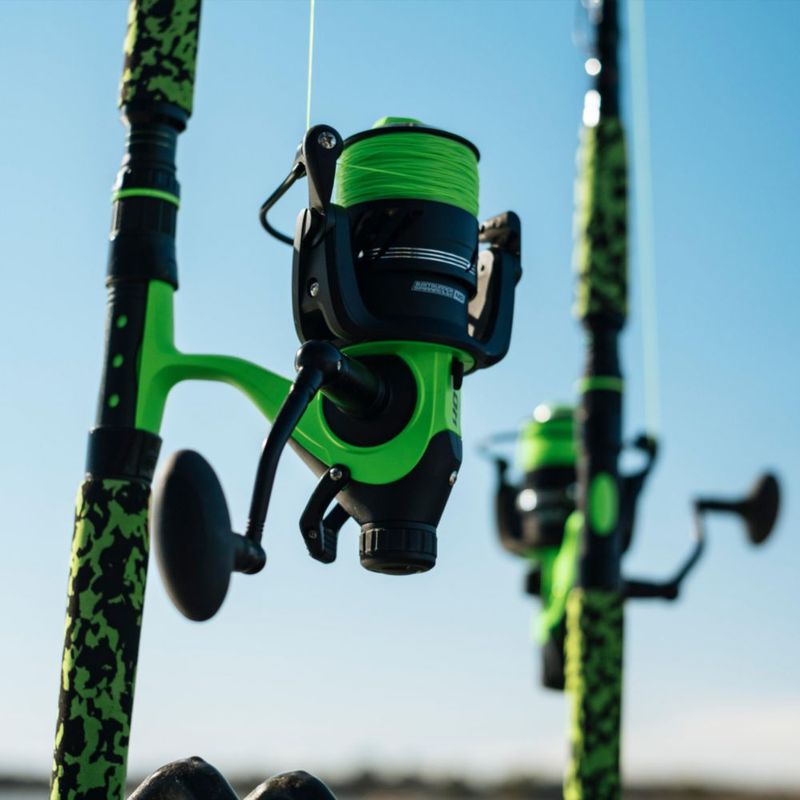 Carrete de Spinning Whisker Seeker Serie 60 Verde