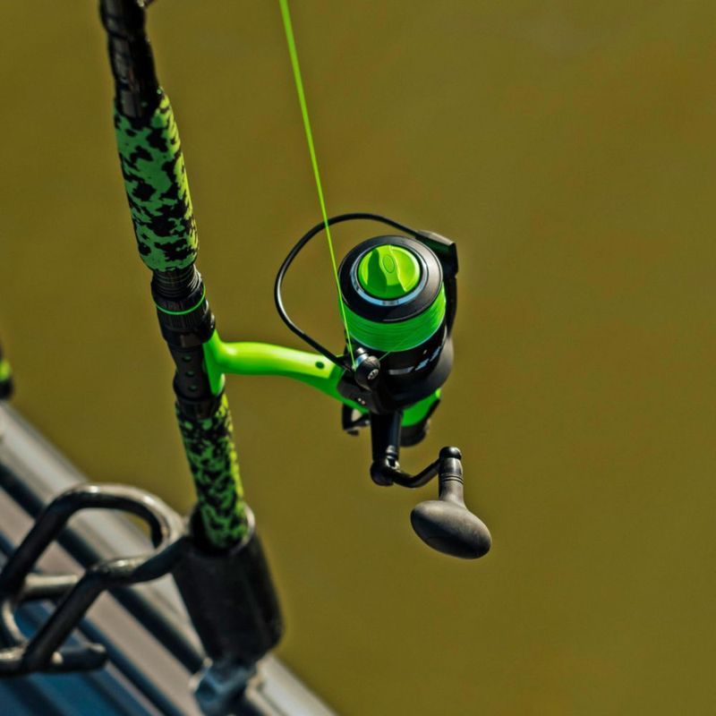 Carrete de Spinning Whisker Seeker Serie 60 Verde