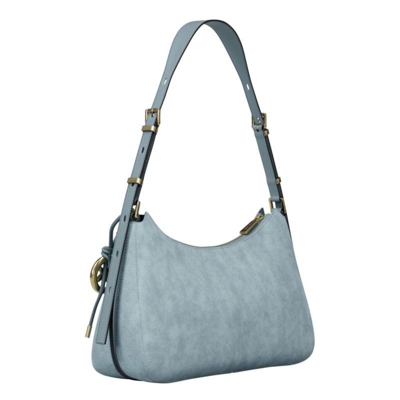 Bolso de mano Michael Kors Nolita mediano de cuero chambray
