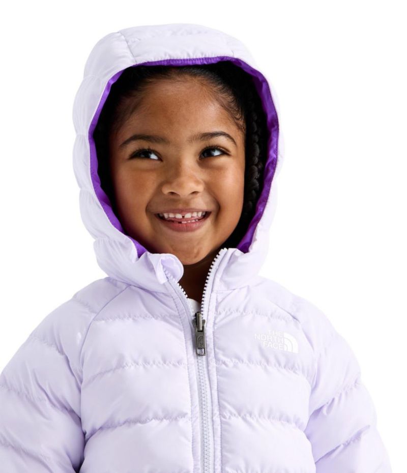 Abrigo The North Face Rev Perrito para Niños 4 Lila Hielo