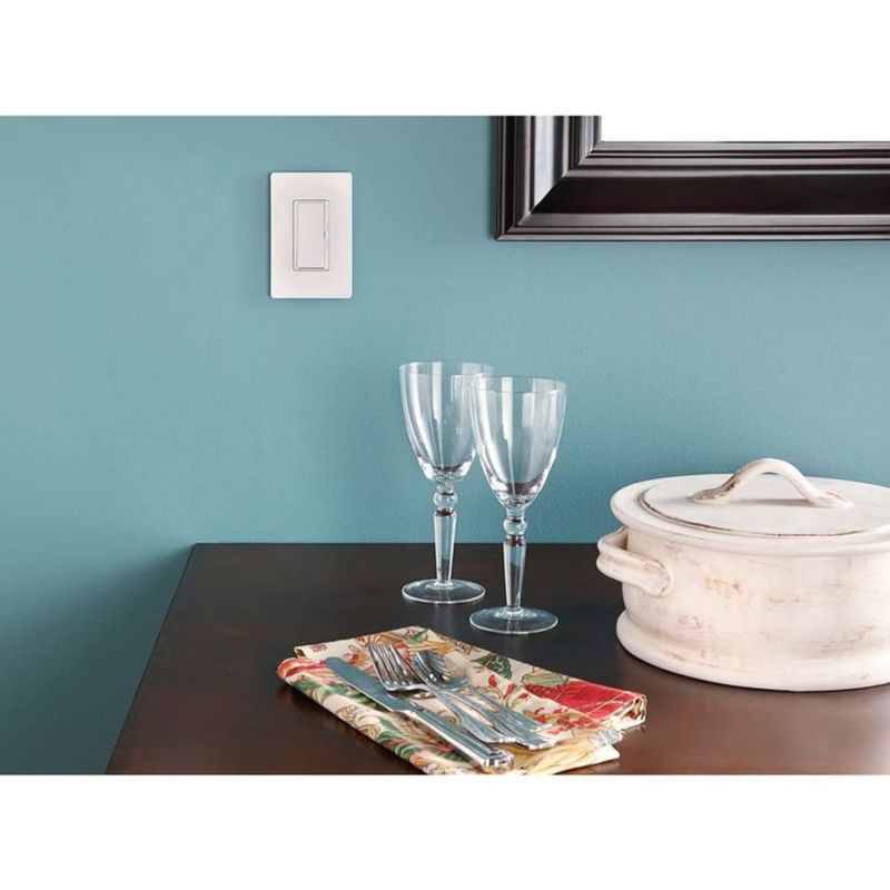 Placa de pared Lutron CW-1-WH-5 blanca paquete de 5