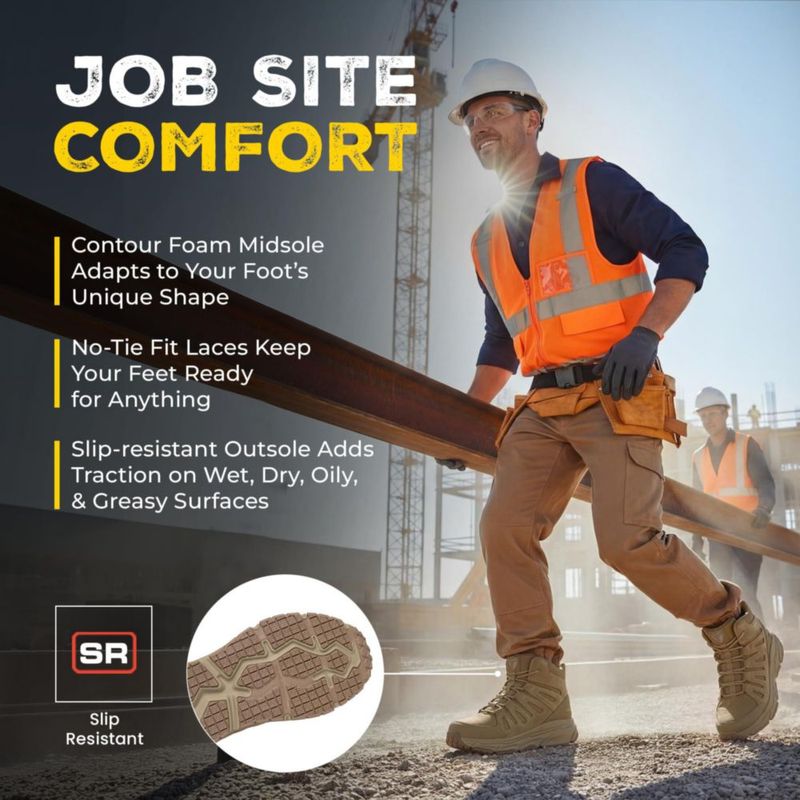 Bota de trabajo Skechers D'Lux Journey SR Slip‑Ins