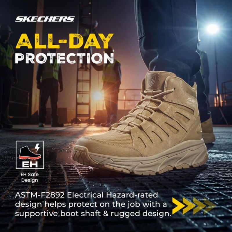 Bota de trabajo Skechers D'Lux Journey SR Slip‑Ins