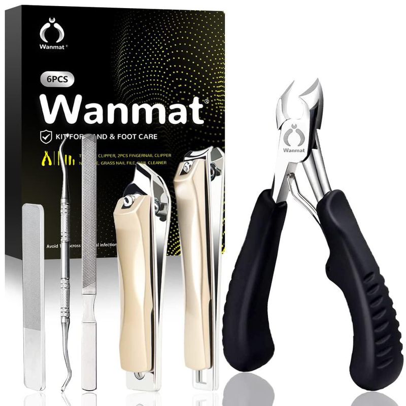 Cortauñas Wanmat 6 pzas con mango mejorado